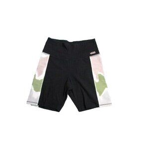 VANS Shorts Womens Small Bike Biking Tie Dye Stretch Cycling Activewear‎ Ladies